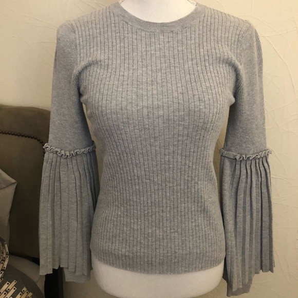 Chelsea28 Tops - Nordstrom Grey Bell Sleeve Sweater